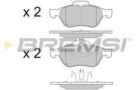 BREMSI BP2981 - B. PADS RENAULT