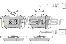 BREMSI BP2982 - B. PADS FORD, VW, SEAT