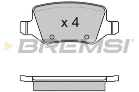 BREMSI BP2983 - B. PADS MERCEDES-BENZ