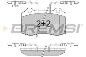 BREMSI BP2985 - B. PADS PEUGEOT