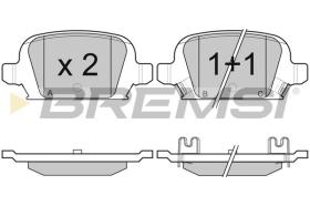 BREMSI BP2987 - B. PADS OPEL