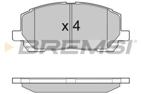 BREMSI BP2989 - B. PADS LEXUS