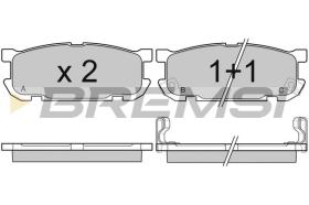 BREMSI BP2992 - B. PADS MAZDA