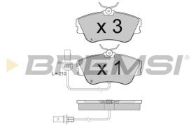 BREMSI BP2994 - B. PADS VW