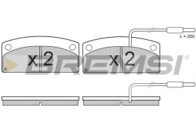 BREMSI BP3002 - B. PADS AIXAM