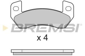 BREMSI BP3003 - B. PADS AIXAM, LIGIER, PIAGGIO