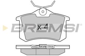 BREMSI BP3004 - B. PADS RENAULT, NISSAN, OPEL, PEUGEOT