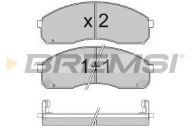 BREMSI BP3039 - B. PADS KIA