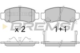 BREMSI BP3041 - B. PADS HONDA