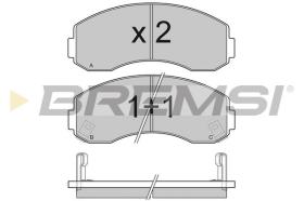 BREMSI BP3044 - B. PADS KIA, ASIA MOTORS