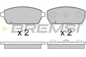 BREMSI BP3047 - B. PADS SUZUKI