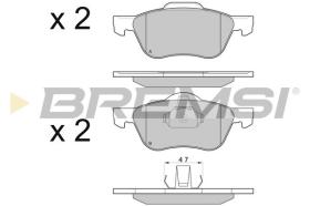 BREMSI BP3048 - B. PADS NISSAN