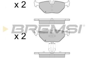 BREMSI BP3051 - B. PADS BMW, MG, WIESMANN, ALPINA