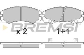 BREMSI BP3052 - B. PADS OPEL, VAUXHALL