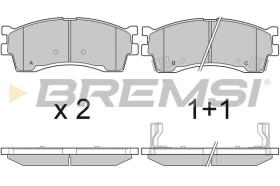 BREMSI BP3055 - B. PADS KIA