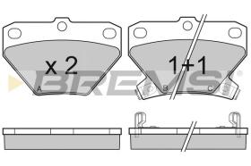 BREMSI BP3061 - B. PADS TOYOTA