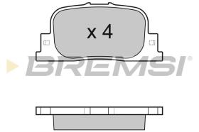 BREMSI BP3063 - B. PADS TOYOTA