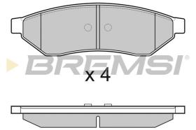 BREMSI BP3162 - B. PADS DAEWOO, CHEVROLET