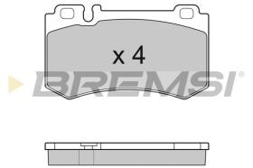 BREMSI BP3164 - B. PADS MERCEDES-BENZ