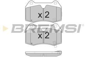 BREMSI BP3165 - B. PADS NISSAN, CADILLAC, INFINITI