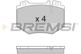 BREMSI BP3166 - B. PADS MERCEDES-BENZ