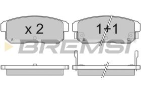 BREMSI BP3171 - B. PADS NISSAN