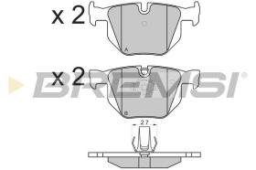 BREMSI BP3173 - B. PADS BMW