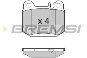 BREMSI BP3177 - B. PADS MERCEDES-BENZ, MASERATI