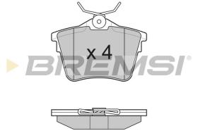 BREMSI BP3183 - B. PADS PEUGEOT, CITROEN