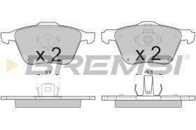 BREMSI BP3187 - B. PADS VOLVO