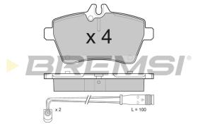 BREMSI BP3189 - B. PADS MERCEDES-BENZ