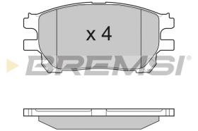 BREMSI BP3191 - B. PADS TOYOTA