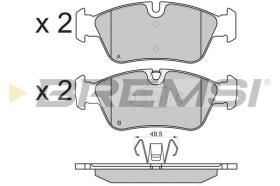 BREMSI BP3193 - B. PADS BMW