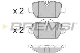 BREMSI BP3196 - B. PADS BMW