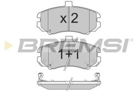 BREMSI BP3197 - B. PADS HYUNDAI