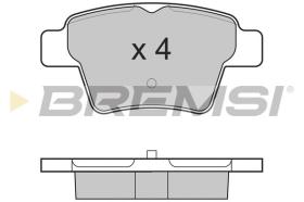 BREMSI BP3198 - B. PADS PEUGEOT, CITROEN