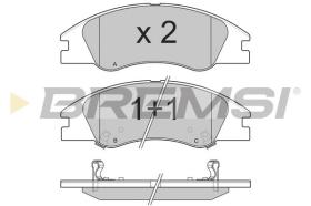 BREMSI BP3200 - B. PADS KIA