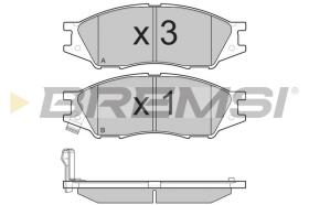 BREMSI BP3208 - B. PADS NISSAN