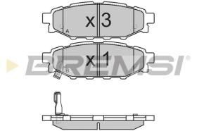 BREMSI BP3218 - B. PADS TOYOTA, SUBARU