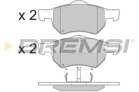 BREMSI BP3219 - B. PADS DODGE, CHRYSLER