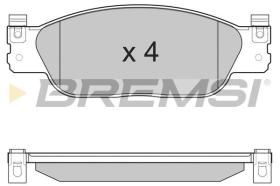 BREMSI BP3224 - B. PADS JAGUAR