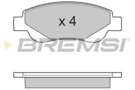 BREMSI BP3225 - B. PADS PEUGEOT, CITROEN, TOYOTA