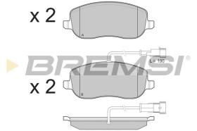 BREMSI BP3226 - B. PADS FIAT