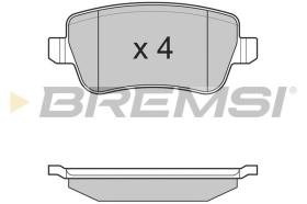 BREMSI BP3227 - B. PADS FIAT