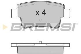 BREMSI BP3228 - B. PADS FIAT, OPEL, ABARTH