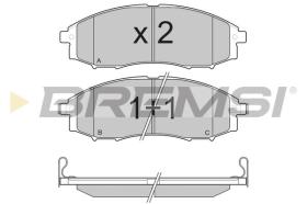 BREMSI BP3230 - B. PADS NISSAN