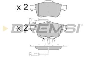 BREMSI BP3231 - B. PADS ALFA ROMEO