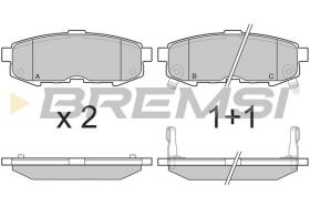 BREMSI BP3233 - B. PADS MAZDA