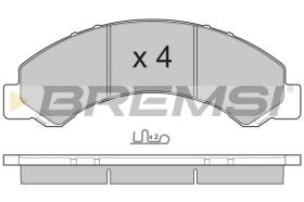 BREMSI BP3235 - B. PADS TOYOTA