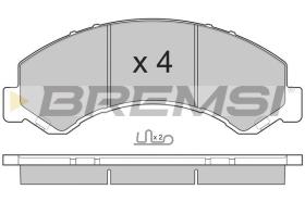 BREMSI BP3236 - B. PADS ISUZU